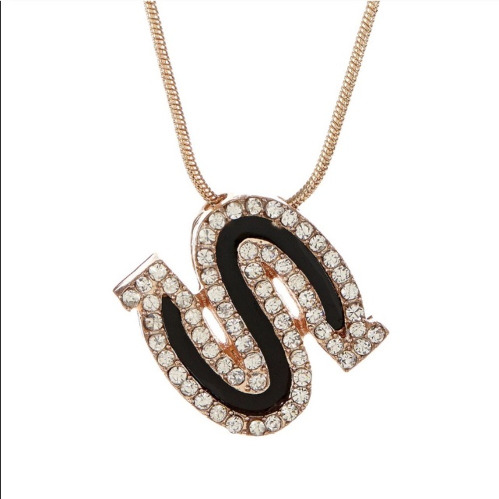 Pick your initial! Crystal Necklace